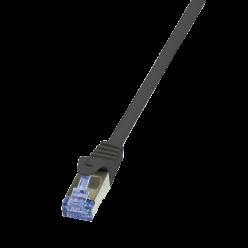 LOGILINK CQ4113S LOGILINK - Patchcord kat.6A/7, 600MHz S/FTP PIMF PrimeLine czarny 20,00m