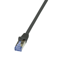 Patchcord LOGILINK CQ4143S - kat.6A/7, 600MHz S/FTP PIMF PrimeLine czarny 50m