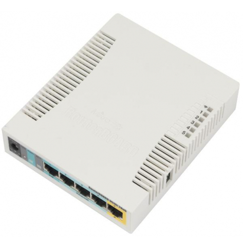 Router  MIKROTIK MT RB951Ui-2HnD MikroTik RB951Ui-2HnDOS L4 128MB RAM  5xLAN  1xUSB  2.4GHz 802.11b g n