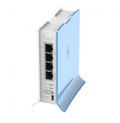 Router MikroTik hAP lite RB941-2nD-TC RouterOS L4 32MB RAM, 4xLAN, 2.4GHz 802.11b/g/n