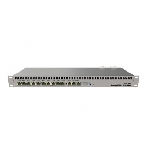 Router  MIKROTIK MT RB1100AHx4 MikroTik RB1100x4 L6 1.4GHz 1GB RAM  128 MB NAND  13xGig LAN  Rack 19