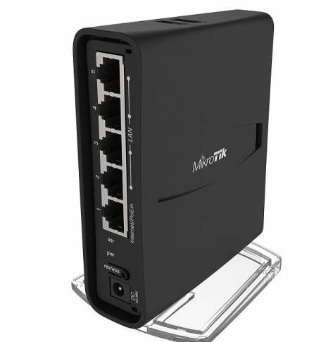 Router MikroTik hAP ac2 RouterOS L4 128MB RAM 5xGig LAN 2.4/5GHz 802.11ac 1xUSB