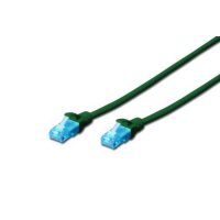 Kabel DIGITUS DK-1512-0025/G patch cord UTP CAT.5E zielony 0.25m 15 LGW