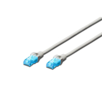 Kabel DIGITUS DK-1512-015 patch cord UTP CAT.5E szary 1,5m 15 LGW