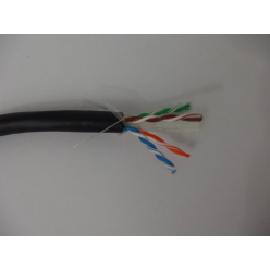 DIGITUS DK-TP612 Digitus kabel U/UTP, drut kat.6, PE zewnętrzny, 305m wypełniony żelem czarny