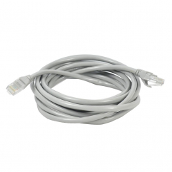 Patchcord Vakoss RJ45 Cat5 FTP 3m szary