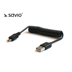 Kabel USB AM - micro USB Spirala BM 1,0m by SAVIO SAVKABELCL-11