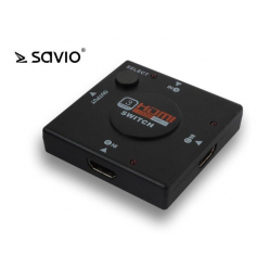 Kabel HDMI Switch 3 porty, Full HD, blister