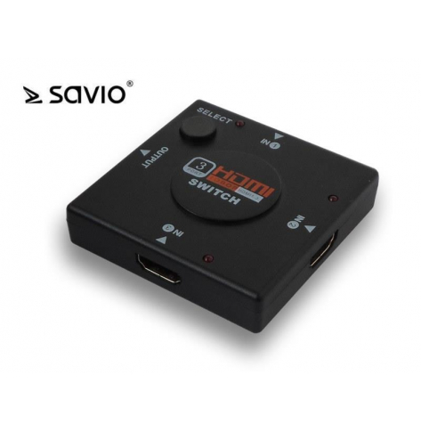 SAVIO SAVKABELCL-26 SAVIO CL-26 HDMI Switch 3 porty, Full HD, blister