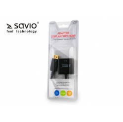 Adapter Displayport - HDMI SAVIO CL-55