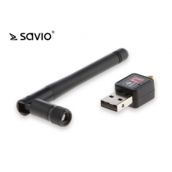 Adapter WiFi SAVIO CL-63 z anteną