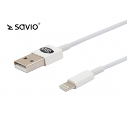 SAVIO SAVKABELCL-64 SAVIO CL-64 Kabel USB - Lightning 8pin, iOS8, iPhone 5/6, 1m