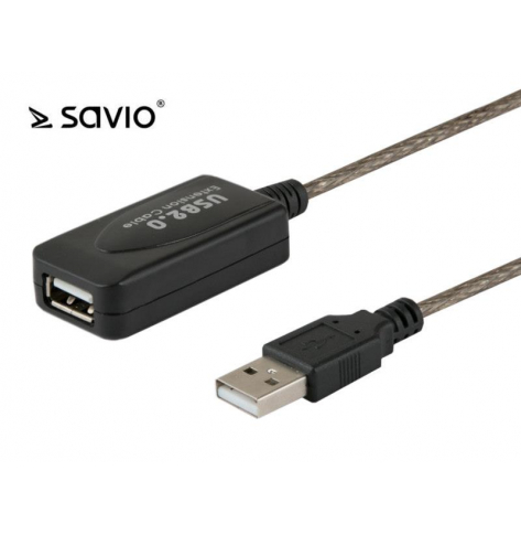 SAVIO SAVKABELCL-76 SAVIO CL-76 Przedłużka portu USB 5m aktywna