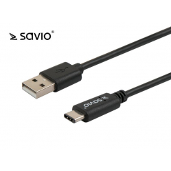 Kabel USB 3.1 Typ C M - USB 2.0 AM, 1m, pudełko Savio