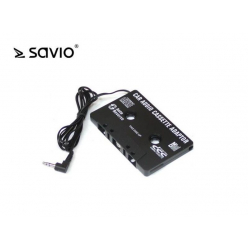 SAVIO SAVFMTRANSTR07 SAVIO TR-07 Kaseta - Adapter samochodowy FM
