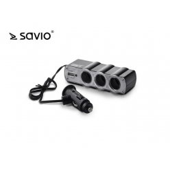 SAVIO SAVAUTOSA-023 SAVIO SA-023 Rozdzielacz zapalniczki z USB