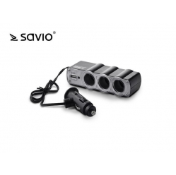 Zapalniczka Rozdzielacz USB SAVIO SAVAUTOSA-023 SA-023