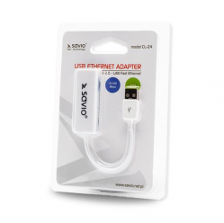 Adapter USB - RJ45 SAVIO CL-24