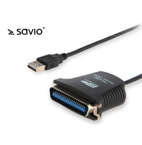 SAVIO SAVKABELCL-46 SAVIO CL-46 Adapter USB LPT męski 36pin, 0.8m