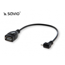 SAVIO SAVKABELCL-61 SAVIO CL-61 Adapter OTG USB - micro USB kątowy