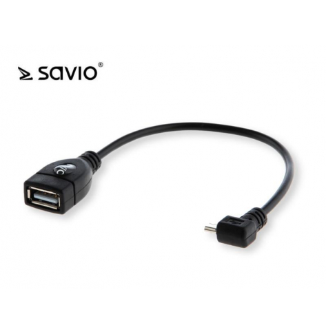 SAVIO SAVKABELCL-61 SAVIO CL-61 Adapter OTG USB - micro USB kątowy