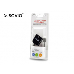 Adapter miniDisplayport - DVI 24 pin (F) SAVIO