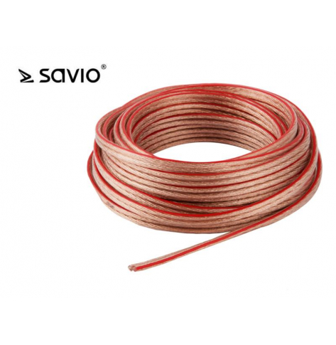 Kabel głośnikowy SAVIO CLS-03 10m 2x2.00mm2, OFC