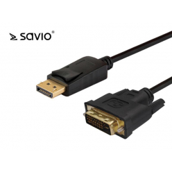 SAVIO SAVKABELCL-106 SAVIO CL-106 Kabel displayPort do DVI 1,8m