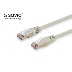 Kabel sieciowy patchcord FTP Kat. 6 1m SAVIO SAVKABELCLA-07