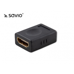 SAVIO CL-111 SAVIO CL-111 Adapter HDMI (F) - HDMI (F) - prosty, beczka