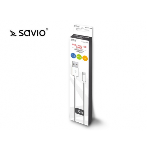 SAVIO CL-123 SAVIO CL-123 Kabel USB - micro USB 2,1A, 1m