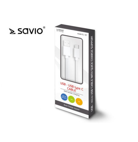 SAVIO CL-127 SAVIO CL-127 Kabel USB - micro USB 5A, 1m