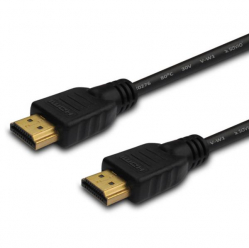 Kabel HDMI v1.4 Ethernet 3D Dolby TrueHD 24k złoty 5m SAVIO CL-08M