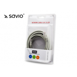 Kabel SAVIO CLA-04M sieciowy CAT 6 UTP 5m