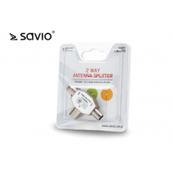 SAVIO LB0078 SAVIO LB0078 Rozdzielacz antenowy IEC 9.5 mm