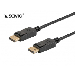 SAVIO SAVKABELCL-137 SAVIO CL-137 Kabel Displayport M - Displayport M v.1.2 4K 3,0m