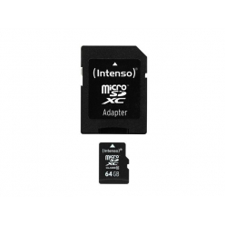 Karta pamięci Intenso micro SD 64GB SDXC card class 10