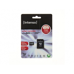 Karta pamięci Intenso micro SD 64GB SDXC card class 10