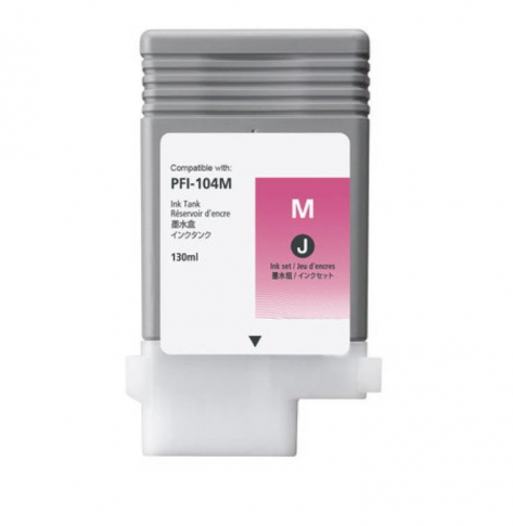 Tusz Canon PFI104 Dye Magenta 130ml iPF650/655/750/755