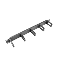 Organizer kabli LANBERG AK-1202-B 1U typ B do szaf 19 czarny