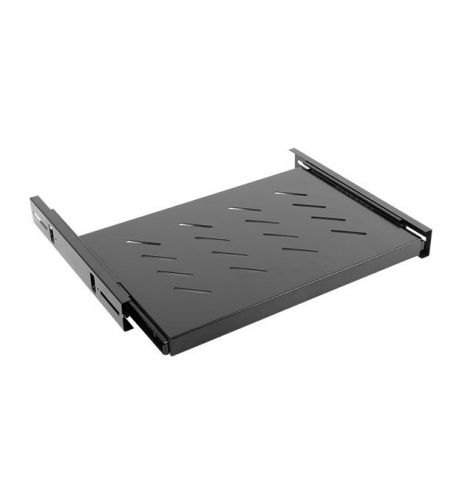 Półka wysuwana LANBERG AK-1006-B do szaf 19 600mm czarna