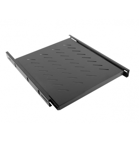 Półka wysuwana LANBERG AK-1007-B do szaf 19 800mm czarna