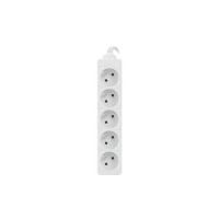 Listwa zasilająca  LANBERG PS0-05E-0150-W Lanberg 1.5M Biała 5X 230V PL KABEL WYKONANY Z PEŁNEJ MIEDZI