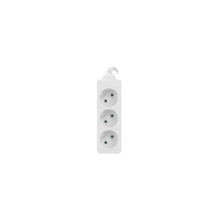 Listwa zasilająca  LANBERG PS0-03E-0300-W Lanberg 3M BIAŁA 3X 230V PL KABEL WYKONANY Z PEŁNEJ MIEDZI