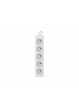 Listwa zasilająca  LANBERG PS0-05E-0300-W Lanberg 3M Biała 5X 230V PL KABEL WYKONANY Z PEŁNEJ MIEDZI