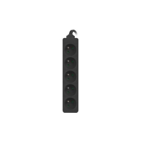 Listwa zasilająca  LANBERG PS0-05E-0300-BK Lanberg 3M Czarna 5X 230V PL KABEL WYKONANY Z PEŁNEJ MIEDZI