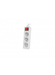 Listwa zasilająca  LANBERG PS1-03E-0300-W Lanberg 3M Biała 3X 230V PL Z Wyłącznikiem  Kabel z Miedzi