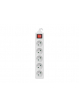 Listwa zasilająca  LANBERG PS1-05E-0300-W Lanberg 3M Biała 5X 230V PL Z Wyłącznikiem  Kabel z Miedzi