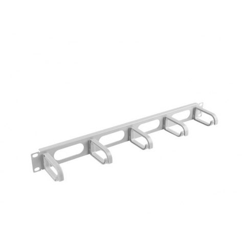 Organizer kabli LANBERG AK-1205-S 1U typ B do szaf 19 szary