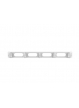 Organizer kabli LANBERG AK-1205-S 1U typ B do szaf 19 szary
